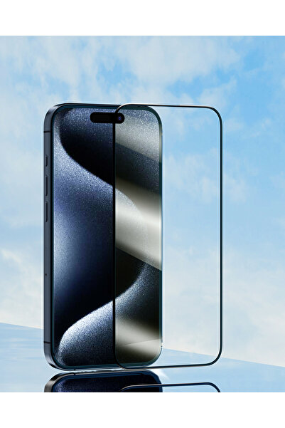 AUKEY Super Clear Blue Light Filtering Screen Protector iPhone 15 Plus Transp...