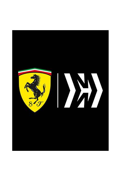 Z zepplin Scuderia Ferari Mission Patch mare pe spate