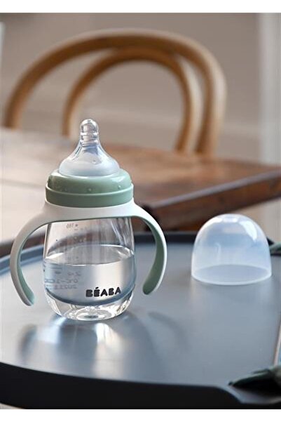 Beaba زجاجة أطفال سعة 210 مل باللون الأخضر المريمية