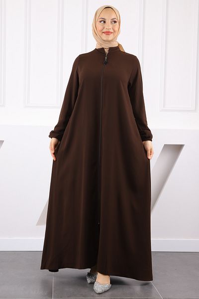 İmajButik Καφέ μανίκι ελαστικό Ferace