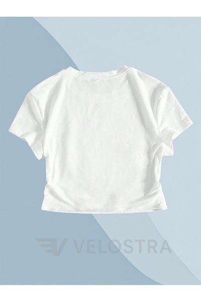 Velostra Women's Tarot Card the Moon Printed Crop