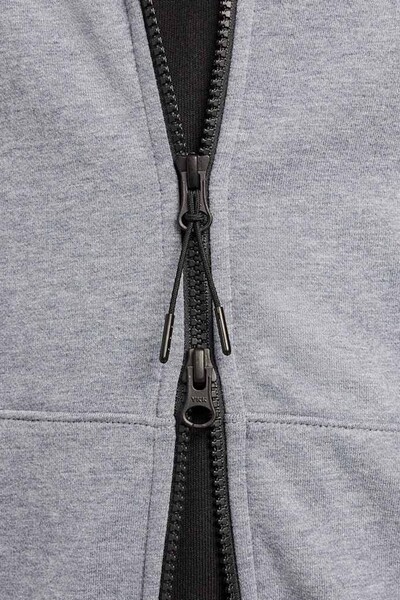 Nike Αθλητικά ρούχα Fleece Full Zip Hoodie Unisex Φούτερ με κουκούλα μπλε γκρι