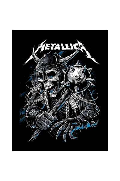 Z zepplin Metallica Vikings Large Back Patch Patch
