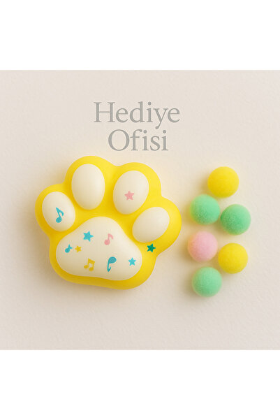 hediyeofisi Kedi Patisi-taba Sukuşi - Squishy Pati- Tüylü Pati - Stres Oyuncak