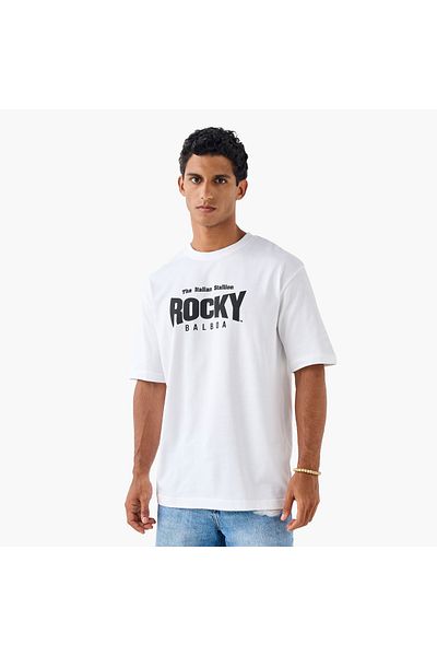 SP Characters Printed Crew Neck T-shirt