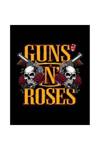 Z zepplin Guns N Roses Text Skull Large Back Patch Patch