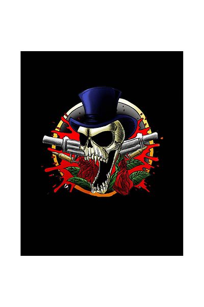 Z zepplin Guns N Roses Mr Skull Large Back Patch Patch