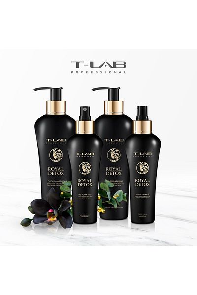 T Lab Cremă de corp T-LAB Professional Royal Detox Absolute, 300 ml