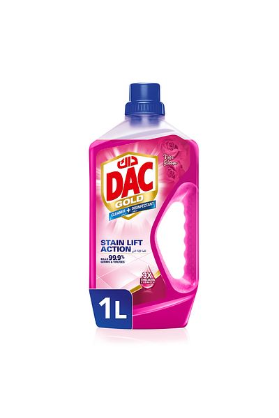 DAC Gold Multi Purpose Cleaner And Disinfectant Rose Bloom 1 Litre