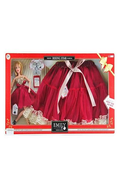 rexa Girls Fashionable 11.5 Inch Dolls Toys Plastic Beautiful Princess Baby Dolls Dress Set