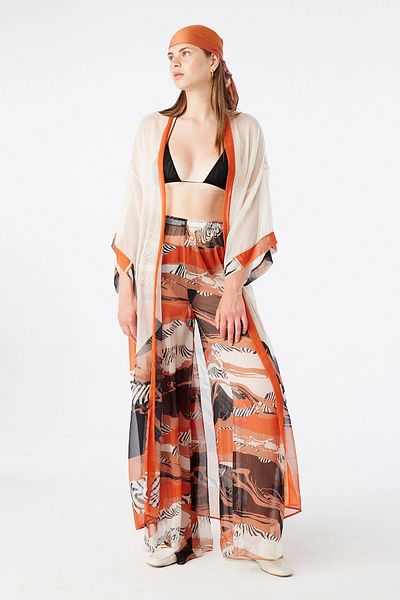 Rue Studio Patterned Beach Pareo Pants