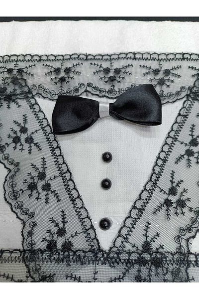 S.Y 1 Pair of Groom Towels Fancy