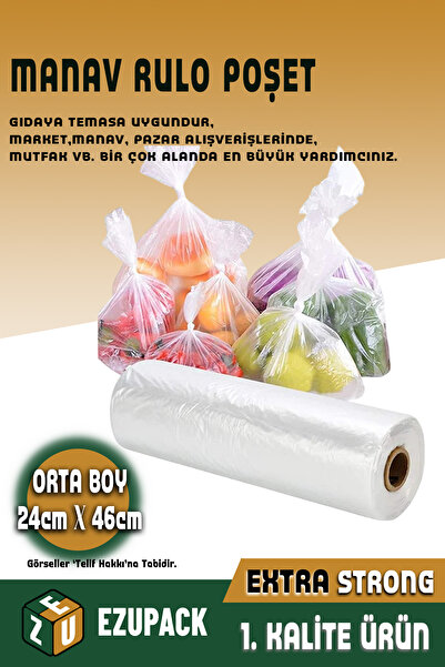 ASTOR AMBALAJ Manav Poşet Rulo Poşet Atlet Poşet Hışır Poşet Orta Boy