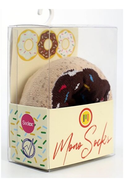 Mono Socks Tekli Pamuklu Donut Çorap