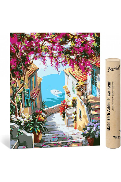 Bougie Decor Set de vopsea acrilică Bougimal pentru pictat după numere, model...