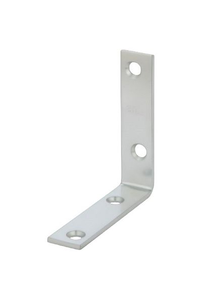ACE Heavy-Duty Zinc Inside L Corner Brace Silver 3 x 3/4inch