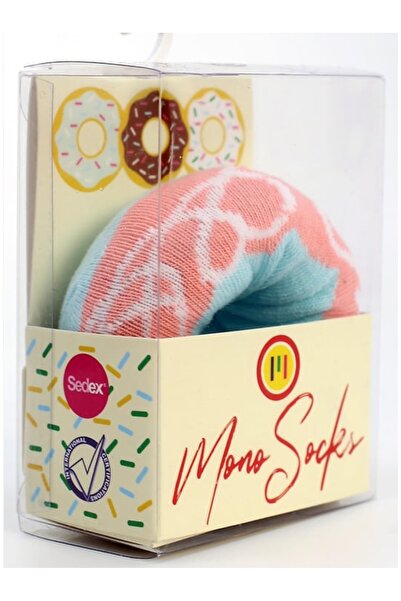 Mono Socks Tekli Pamuklu Donut Çorap