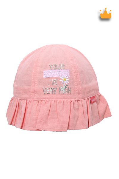Kitti 4-8 Years 52cm Girl's Daisy Pattern Summer Fedora Hat Orange Y2322001