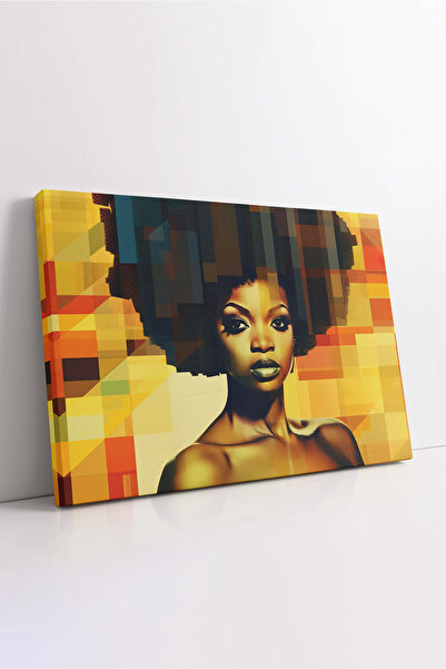 KOSS Dijital Αφρικανικός πίνακας σε καμβά, Παραδοσιακός πίνακας σε καμβά με α...