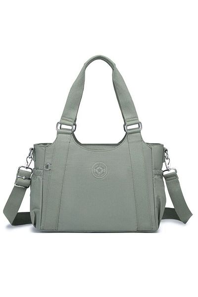 SMART BAGS Geantă de umăr pentru femei Crinkle Green Smb 1163-1