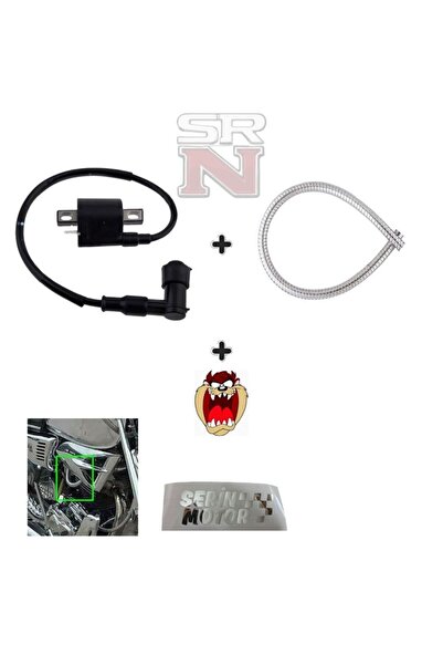 GMS Cg Cup Ateşleme Bobini + Nikel Kılıf Modifiye Seti Hdy Tzmanya Sticker SRNMOTOR