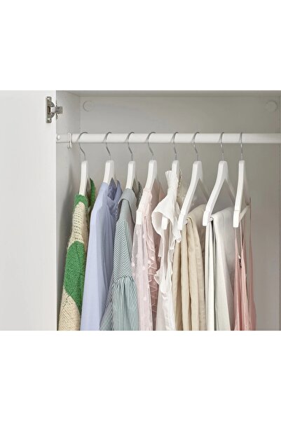 IKEA 8 komada drvenih vešalica za odeću, širina 43 cm, vešalica za odeću, drv...