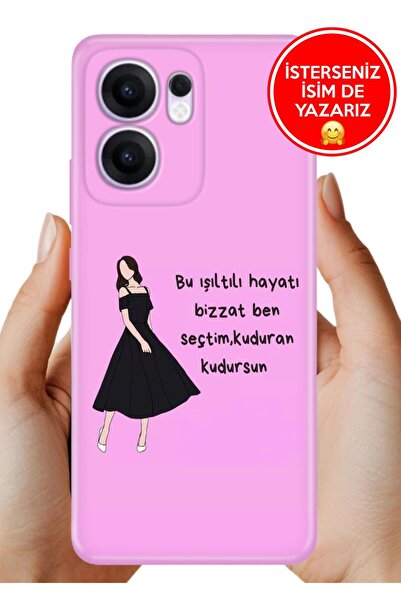 OPPO Reno 13F 5g Kılıf Oppo Reno 13F Trend Desenli Esnek Kapak Ben Seçtim