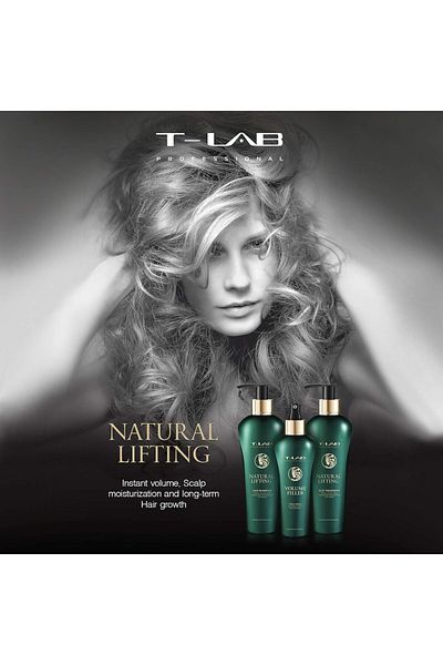 T Lab Set T-LAB Șampon Professional Lifting Ritual 300ml, Tratament pentru păr 300ml, Tonic pentru păr 150ml