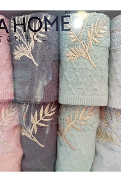 Çapa Home Pack of 8 Premium Quality Processing Cotton Engagement Gift Everyday Kitchen and Hand Face Towel 50X90