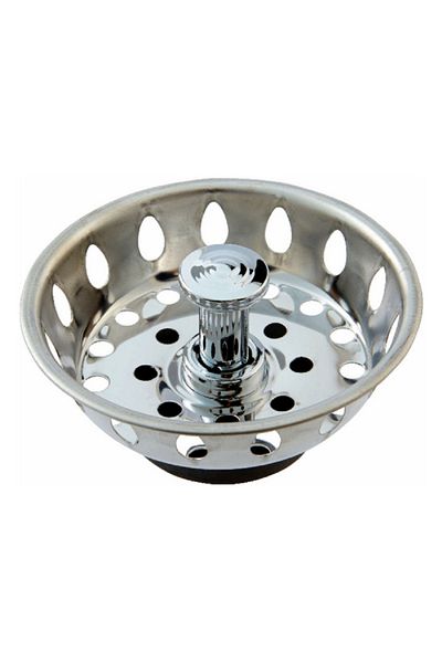 ACE Stainless Steel Basket Strainer Chrome 1.5inch
