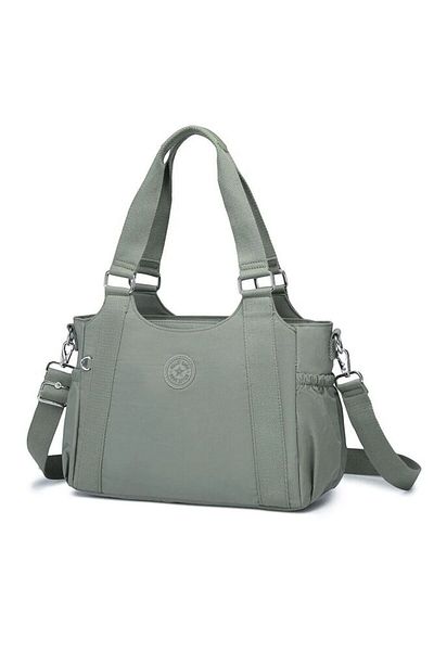 SMART BAGS Geantă de umăr pentru femei Crinkle Green Smb 1163-1