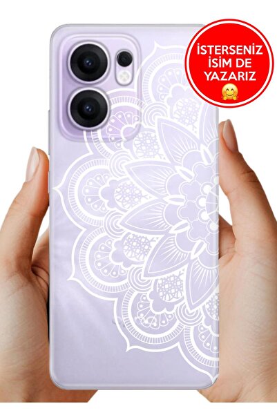 OPPO Reno 13F 5g Kılıf Oppo Reno 13F A Kalite Baskılı Art Silikon Z-Mandala
