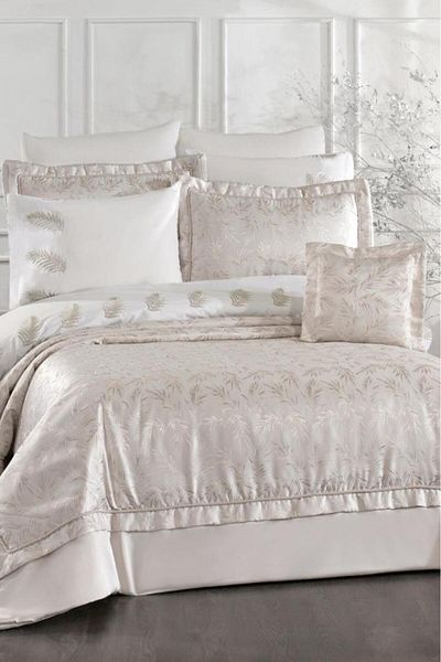 Çeyiz Diyarı Savana 10 Piece Dowry Set Ecru