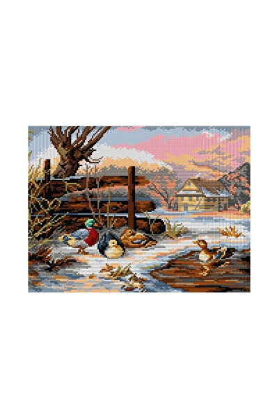 Orchidea Baskılı Goblen Çiftlik 3276 30*40 cm