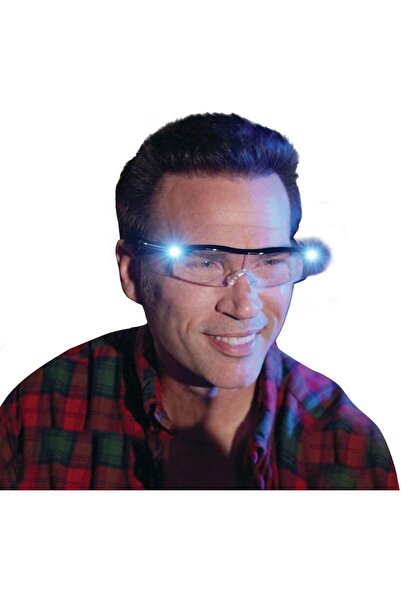 HOZRO Reading Glasses with LED Lighting and 160% Magnification, Rechargeable – Ideal for Detailed