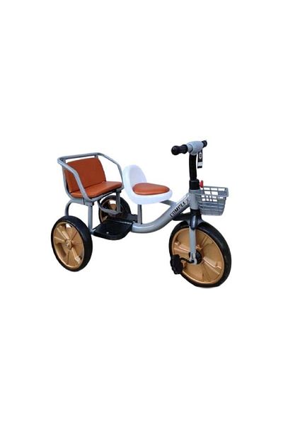 rexa Double-Seater Kids Tricycle with Basket