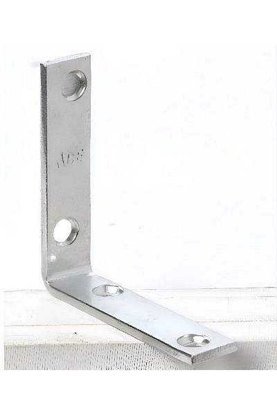 ACE Heavy-Duty Zinc Inside L Corner Brace Silver 2.5inch