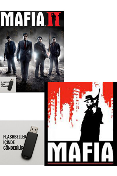 🎮 Mafia 1 & Mafia 2 Definitive Edition PC | Full Turkish 2-Piece Set | Flash Drive Installation | Windows