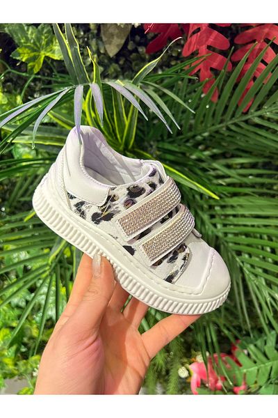 Görkem bebe ayakkabı ve tekstil Girls' Anatohmi̇K Thick Sole Velcro Sneaker Sports Walking Shoes