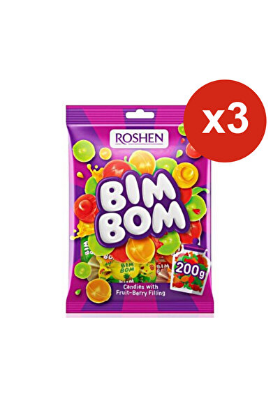 Roshen Bomboane Bim-Bom 200 g x3 bucăți