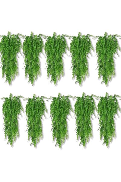 HOZRO Set 10 Ferigi HOZRO, Artificial, 70 cm, Verde