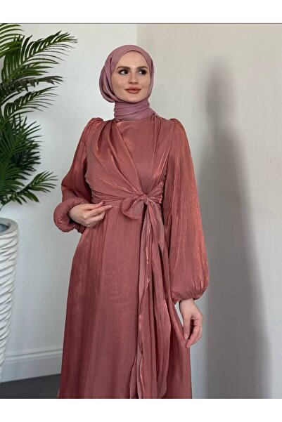 mahira collection YANDAN BAĞLAMALI ORGANZE ABİYE