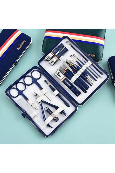 gaman 19 Pieces Professional Manicure Set Hand Feet Care