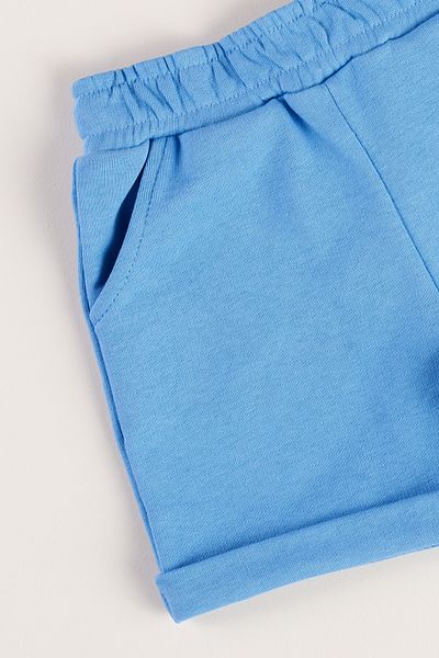 Bondberro Pantaloni scurți pentru bărbați Basic Double Leg 100% bumbac