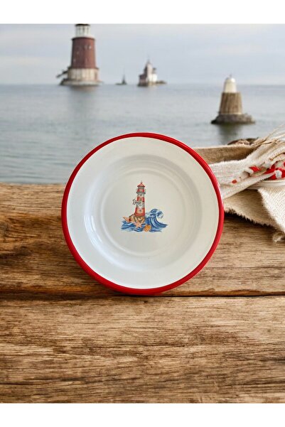 EMAYE TEZGAHI Mini Breakfast Set, 4 Piece Breakfast Set, Marine Enamel Set, Luxury Mini Set