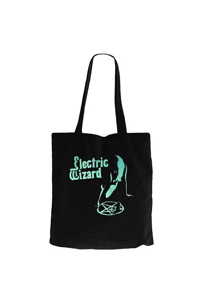 Z zepplin Electric Wizard Vinum Sabbathi Black Canvas Tote Bag
