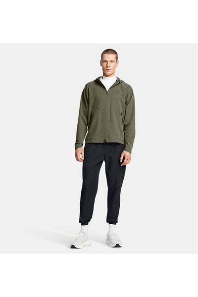 Under Armour Ua Unstoppable Woven Jogger Ανδρικό Φούτερ Παντελόνι 1388823-001 Μαύρο / Μαύρο