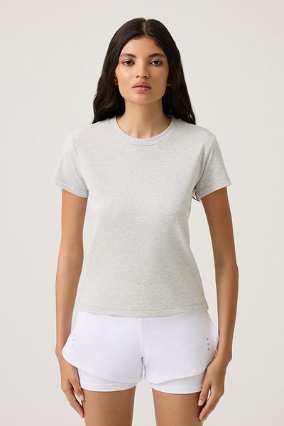 Los Ojos Tricou gri cu croiala dreapta Tricou obișnuit