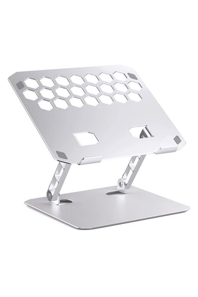 OEM Ergonomic Portable Stand for Laptop and Tablet, Adjustable, Foldable, Universal, Silver