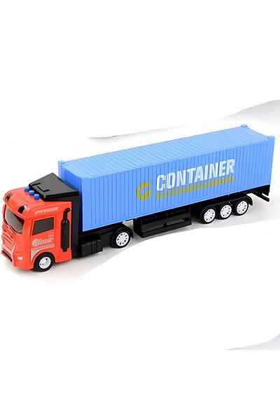rexa Container Truck Toy with Light & Sound Effects – Realistic Cargo Play Vehicle
